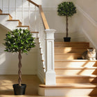 Outsunny - Arbre de laurier artificiel 4 pi en pot - vert - lot de 2-Entièrement artificiel, ce qui signifie qu’il restera superbe toute l’année et ne nécessite aucun entretien 