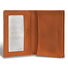Champs Denim Leather Cardholder - Tan/Black-Holds multiple cards