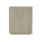Manhattan Comfort Evelyn 32" Modern 1-Drawer Nightstand - Natural-Perfect for Bedside Storage, Lamps or Display Items