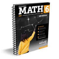 Dynamic Math Workbook Alberta - Grade 6-Teaches Alberta mathematics curriculum for Grade 6