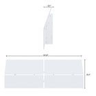 Nexera Panoramic Headboard - Queen Size - White-6