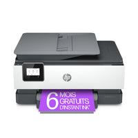 HP - Imprimante tout-en-un OfficeJet 8015e avec 6 mois d'encre instantanée en prime avec HP+-IDÉALE POUR - L’imprimante OfficeJet 8015e est idéale pour les petites entreprises et les bureaux à domicile qui impriment des documents couleur de qualité professionnelle comme des formulaires, des rapports, des brochures et des présentations.