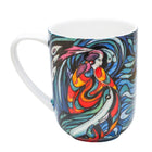 Oscardo Spirit Fish by Don Chase Porcelain Mug - 485ml-Broad Shape Porcelain Mug - Holds 485 ml / 16 oz, ideal for coffee, tea, and hot beverages