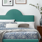 Modway Aurora Performance Velvet Full Bed - Teal-Stain-Resistant Performance Velvet