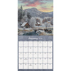 DateWorks 2026 16-Month Wall Calendar - 12" x 12" - Country Road - English-September 2025 - December 2026