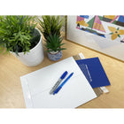 Enveloppes Stayflats - 9,75 po L x 12,25 po l - Blanc - Paquet de 100 enveloppes-L'enveloppe est dotée d'une bande détachable et d'un rabat pour plus de sécurité