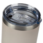 Gry Mattr Insulated Travel Tumbler - Cream-Powder-coated exterior