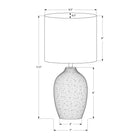 Monarch Specialties - Luminaire - 18 po H Lampe De Table - Céramique Beige - Abat-Jour Beige - Contemporain-Profitez d'une garantie limitée de 2 ans qui assure la qualité et la durabilité de cette solution d'éclairage à la mode, qui embellit votre maison tout en offrant une utilisation durable