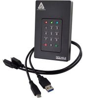 Apricorn Aegis Fortress L3 Encrypted 1 TB Portable SSD - Black-The Aegis Fortress L3's new chipset delivers SSD write speed increases of up to 150% and read speeds of up to 180% in comparison to previous Aegis Fortress models. There is also an appreciable performance increase in the HDD models too.