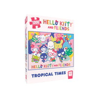 USAopoly Hello Kitty and Friends "Tropical Times" 1,000 Piece Puzzle-Age: 8+