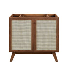 Modway Soma 36" Bathroom Vanity - Walnut/White-8
