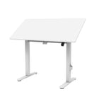 Uplite Mobile Electric Height Adjustable Standing Desk - White-Easy up-and-down control provides height adjustment from 28.3" to 46.5"/72 to 118cm, allowing effortless shift from sitting to standing working position