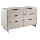 Manhattan Comfort - Granville commode moderne et double commode - gris clair - ensemble de 2-17,72 po L x 55,04 po l x 48,98 po H