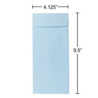 JAM Paper #10 Policy Envelopes, 4 1/8 x 9.5, Baby Blue, 500 Pack (3961300H)-4