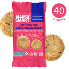 Allergy Smart Cookies - Birthday Cake - 28g - 40 Pack-Made With Only Simple & Natural Ingredients : No Chemicals, No Preservatives, No Artificial Colours Or Flavours | Glyphosate Free