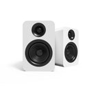 Kanto YUP4W Haut-parleurs d'étagère passifs de 4 po avec tweeter à dôme en soie de 1 po et woofer en kevlar de 4 po - Blanc-Tweeter à dôme en soie de 1 po