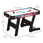 Soozier 40" Air Hockey Table with 2 Pucks - 2 Pushers - Folding Arcade Table-Complete with 2 air hockey pucks and 2 pushers
