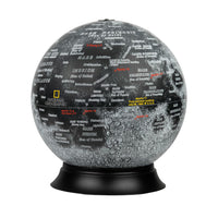 Replogle National Geographic Moon Globe 12" Illuminated Desk Globe - English-Illuminated moon globe