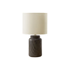 Monarch Specialties - Luminaire - 17 po H Lampe De Table - Résine Brune - Abat-Jour Ivoire / Crème - Contemporain - Moderne-Cette lampe de table de 17 pouces de haut est dotée d'une élégante base en résine brune à l'aspect bois naturel et d'un abat-jour en tissu ivoire, ce qui en fait la pièce d'accentuation parfaite pour un salon décontracté ou haut de gamme, une chambre à coucher ou un espace de bureau