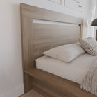 Nexera Malibu Headboard - Queen Size - Brown Oak-8