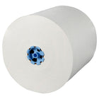 Kleenex Hard Roll Paper Towels - Blue Core - 700' L - White - 6 Pack-These paper towels meet EPA minimum standards, and are FSC certified and ECO Logo certified