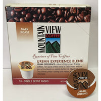 Mountain View Coffee Fair Trade Urban Experience Coffee Compatible K-Cup Pods - 216 Pack-Fair Trade organic coffee for Keurig brewers