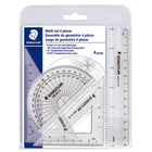 Staedtler 4 Piece Math Set Instruments-Math tools