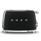 SMEG 4x4 4-Slice Toaster - Black-6 different toasting levels for best results; defrost function; reheat function; bagel function to toast only one side of the slice