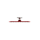 Tramontina - Poêle à griller avec presse en fonte émaillée 11 po – Rouge gradué-Compatible avec toutes les plaques, y compris induction