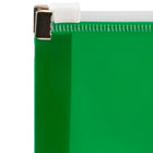 Jam Paper Enveloppes en plastique, fermeture à glissière, format lettre, 9 1/2 x 12 1/2 po, vert, 12/pqt-Ouverture : livret