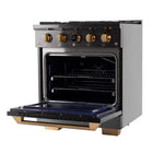 Kucht - 30 po Série KXD Cuisinière double énergie Gaz naturel - Gemstone-Allumage électronique avec rallumage automatique pour réduire les risques de fuite de gaz