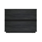 Manhattan Comfort Evelyn 32" Modern 1-Drawer Nightstand 2-Piece Set - Charcoal Grey-Home Assembly Required. All Hardware Included