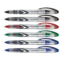Staples OptiFlow Needle-Tip Rollerball Pens - 0.5mm - Assorted - 6 Pack-Easy-flowing ink offers extra-smooth writing
