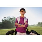 Garmin - Approche J1 Lunette en aluminium argenté avec bande en tissu ComfortFit lilas-43 000+ cours préchargés: L'approche J1 est préchargée avec plus de 43 000 cours dans le monde entier