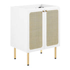 Modway Chaucer 24" Bathroom Vanity - White-Ceramic Basin