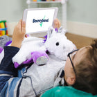 Bouncyband - Coussin sensoriel lavable en peluche pour genoux, licorne-6