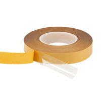 Futech Banner Hem Double-sided Tape - 20mm W x 50m L - Clear-Strong, reliable double-sided adhesion for mounting, securing, and joining materials without visible fasteners.