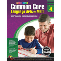 eBook: Spectrum 704504-EB Common Core Language Arts and Math - Grade 4-You will receive two emails: one confirming your entire order, and one with a "Download Software" buttonYou can download immediately or return to your email to download later