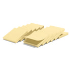 Staples Stickies Adhesive Notes - 3" x 3" - Yellow - 12 Pack-3" x 3" yellow notes are just the right size to leave reminders on your computer monitor