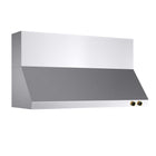 KUCHT KRH600-GL-C 60" 1200 CFM Wall Mounted Range Hood with Digital Controls - Stainless Steel/Gold-Stylish range hood comes with two stainless steel baffle filters that are also dishwasher friendly