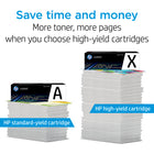HP 508A (CF361A) Cyan Original LaserJet Toner Cartridge-What's in the Box: New Original HP (genuine) toner cartridge