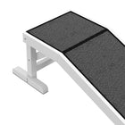 PawHut 49" L Pet Ramp with Non-slip Carpet - White-Colour: White, Grey 