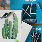 Canson XL Series Watercolor Pad - 9" x 12" - 30 Sheets-Heavyweight (140 lb.)