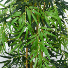 Outsunny 5' Artificial Bamboo Tree in Nursery Pot with 1095 Leaves - Green-Low maintenance required 