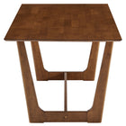 Modway Solara 71" Rectangle Wood Dining Table - Walnut-Assembly Required