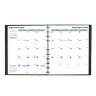 Blueline 2026 MiracleBind CoilPro 16-Month Monthly Planner - 11" x 9-1/16" - Black - Bilingual-Twin-wire binding with hard lizard like cover