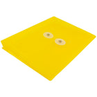 JAM Paper Enveloppes en plastique avec index et ferm. à bouton et ficelle, 5 1/2 x 7 1/2 po, jaune, 24/paquet-Ouverture : Livret