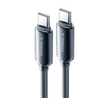 Torras Iceflow 60W USB-C Fast Charging Cable - 79" - Black-Nickel alloy coated port, great resistance against bending and cracks