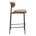 Zuo Rorun Barstool - Brown - Set of 2-3 year limited warranty