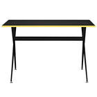 Modway Expound 47" Office Desk - Black-Dual-tone black and yellow top